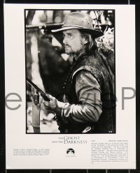9a503 GHOST & THE DARKNESS 7 8x10 stills 1996 great images of hunters Val Kilmer & Michael Douglas!