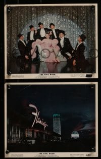 9a107 GIRL RUSH 5 color 8x10 stills 1955 showgirl Rosalind Russell in Las Vegas, Eddie Albert!