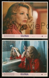 9a066 GLORIA 8 8x10 mini LCs 1980 John Cassavetes directed, cool images of Gena Rowlands!