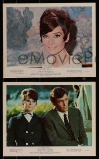 9a121 HOW TO STEAL A MILLION 4 color 8x10 stills 1966 sexy Audrey Hepburn, Peter O'Toole, Wallach!
