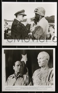 9a586 INCHON 6 8x10 stills 1982 Laurence Olivier, Jacqueline Bisset, Ben Gazzara, WWII images!