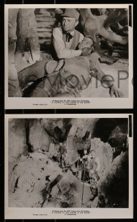 9a691 JOURNEY TO THE CENTER OF THE EARTH 5 8x10 stills 1959 Jules Verne, Boone, Mason, Dahl!