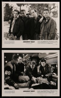9a590 JUDGMENT NIGHT 6 8x10 stills 1993 Emilio Estevez, Cuba Gooding Jr., Denis Leary, Stephen Dorff