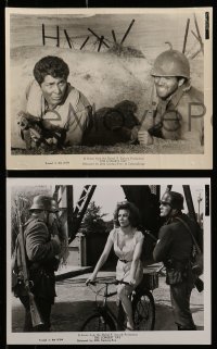 9a439 LONGEST DAY 8 8x10 stills 1962 Zanuck's World War II D-Day movie, Robert Mitchum, Henry Fonda!