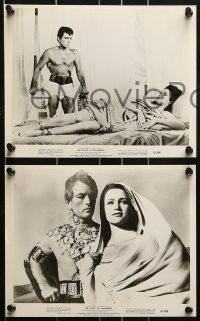 9a221 LOVES OF SALAMMBO 14 8x10 stills 1962 barbarian Edmund Purdom & sexy Jeanne Valerie!