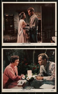 9a013 LUCY GALLANT 12 color 8x10 stills 1955 Jane Wyman, Charlton Heston, Claire Trevor, Demarest