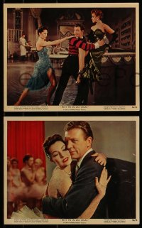 9a096 MEET ME IN LAS VEGAS 6 color 8x10 stills 1956 sexy Cyd Charisse, Dan Dailey, w/roulette scene!