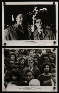9a367 MISSISSIPPI BURNING 9 8x10 stills 1988 great images of Gene Hackman & Willem Dafoe!