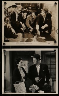 9a706 MR. SOFT TOUCH 5 8x10 stills 1949 gambler Glenn Ford plays poker, sexy Evelyn Keyes, Lippmann