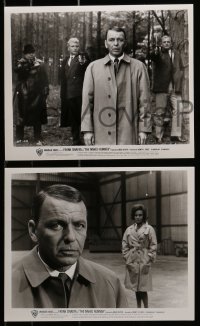 9a368 NAKED RUNNER 9 8x10 stills 1967 great close and full images of Frank Sinatra, w/ sniper rifle!