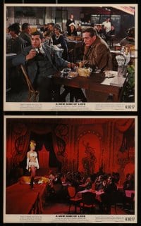9a089 NEW KIND OF LOVE 7 color 8x10 stills 1963 Paul Newman, Joanne Woodward, Maurice Chevalier, Gabor