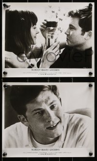 9a788 NOBODY WAVED GOODBYE 4 8x10 stills 1964 film that shows what teenagers feel, Peter Kastner!