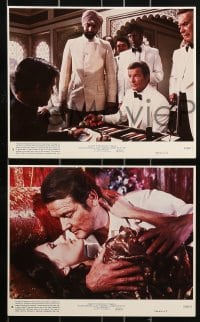 9a074 OCTOPUSSY 8 8x10 mini LCs 1983 sexy Maud Adams & Roger Moore as James Bond, great images!