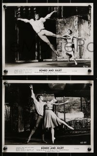 9a793 ROMEO & JULIET 4 8x10 stills 1966 Margot Fonteyn, Rudolf Nureyev, English ballet version!
