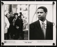9a724 SIEGE 5 8x10 stills 1998 Denzel Washington, Bruce Willis, Annette Bening!