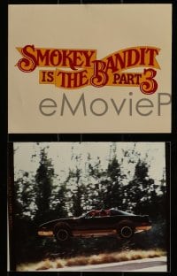 9a098 SMOKEY & THE BANDIT PART 3 6 color foreign 8x10 stills 1983 Jackie Gleason, Paul Williams!