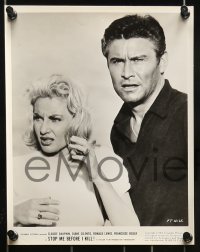 9a180 STOP ME BEFORE I KILL 21 8x10 stills 1961 Val Guest, Claude Dauphin, The Full Treatment!