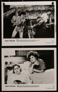 9a472 SWEET DREAMS 8 8x10 stills 1985 pretty Jessica Lange & Ed Harris in Patsy Cline bio!