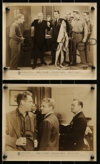 9a888 WHITE HEAT 3 8x10 stills 1949 crazed gangster James Cagney with Edmond O'Brien, classic noir!
