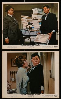 9a091 WHO'S MINDING THE STORE 7 color 8x10 stills 1963 Jerry Lewis, Jill St. John, Nancy Kulp