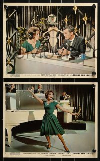 9a095 LOOKING FOR LOVE 6 color English FOH LCs 1964 Francis, Hutton, Mimieux, Johnny Carson!