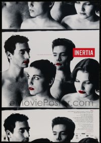 9b157 INERTIA Canadian 1sh 2001 gay homosexual love triangle with 4 people in it!