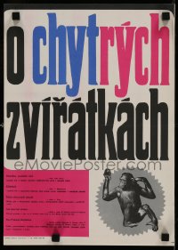 9b120 O CHYTRYCH ZVIRATKACH Czech 12x16 1968 Hamilton, Muzikalni Slon, Klokanek, chimp!
