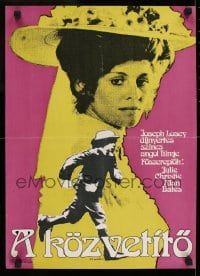 9b533 GO BETWEEN Hungarian 16x22 1971 art of Julie Christie by Judith MG, directed by Joseph Losey