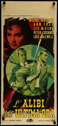 9b475 TIME WITHOUT PITY Italian locandina 1957 Michael Redgrave, Ann Todd, directed by Losey!