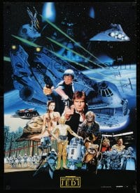 9b680 RETURN OF THE JEDI style A Japanese 1983 George Lucas classic, Harrison Ford, Yamakatsu!