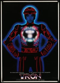 9b694 TRON Japanese 1982 Bruce Boxleitner in title role in red suit, all English design!