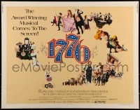 9c006 1776 1/2sh 1972 William Daniels, the award winning historical musical comes to the screen!