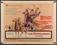 9c029 APPALOOSA 1/2sh 1966 Marlon Brando rode the lustful & lawless to live on the edge of violence!