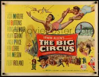 9c052 BIG CIRCUS style A 1/2sh 1959 Victor Mature, Red Buttons, Rhonda Fleming, Kathryn Grant!