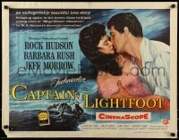 9c085 CAPTAIN LIGHTFOOT style A 1/2sh 1955 Rock Hudson, Barbara Rush, filmed entirely in Ireland!