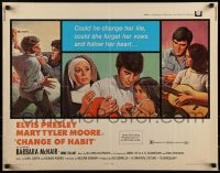 9c089 CHANGE OF HABIT 1/2sh 1969 Dr. Elvis Presley, pretty Mary Tyler Moore as nun!
