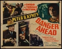 9c112 DANGER AHEAD 1/2sh 1935 from Peter B. Kyne's One-Eighth Apache, Lawrence Gray, rare!