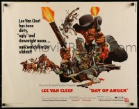 9c117 DAY OF ANGER 1/2sh 1969 I giorni dell'ira, art of Lee Van Cleef, spaghetti western!