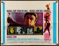 9c122 DEADFALL 1/2sh 1968 Michael Caine, Giovanna Ralli, Eric Portman, directed by Bryan Forbes!
