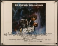9c154 EMPIRE STRIKES BACK int'l 1/2sh 1980 classic Gone With The Wind style art by Kastel!