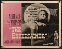 9c156 ENTERTAINER 1/2sh 1960 as Laurence Olivier's spotlight grew dimmer, his women were younger!