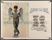 9c204 HEAVEN CAN WAIT int'l 1/2sh 1978 Birney Lettick art of angel Warren Beatty!