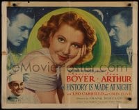 9c212 HISTORY IS MADE AT NIGHT 1/2sh 1937 Charles Boyer & Jean Arthur w/chef Leo Carrillo!