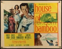 9c220 HOUSE OF BAMBOO 1/2sh R1961 Sam Fuller, Robert Ryan, Robert Stack, sexy Shirley Yamaguchi!
