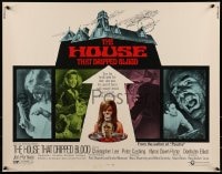 9c226 HOUSE THAT DRIPPED BLOOD 1/2sh 1971 Christopher Lee, Vampires! Voodoo! Vixens!