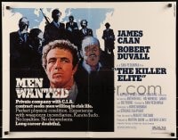 9c259 KILLER ELITE 1/2sh 1975 James Caan & Robert Duvall, directed by Sam Peckinpah!