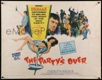 9c360 PARTY'S OVER 1/2sh 1966 Oliver Reed, Ann Lynn, Clifford David, wild party!