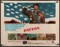 9c362 PATTON 1/2sh 1970 General George C. Scott military World War II classic!