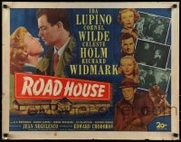 9c386 ROAD HOUSE 1/2sh 1948 Ida Lupino, Cornel Wilde, Richard Widmark, Celeste Holm, noir!