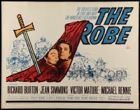 9c388 ROBE 1/2sh R1963 Richard Burton & Jean Simmons in the greatest story of love & faith!